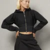 Agnes Sweatshirt mit durchgehendem Reißverschluss Agnes Sweatshirt mit durchgehendem Reißverschluss