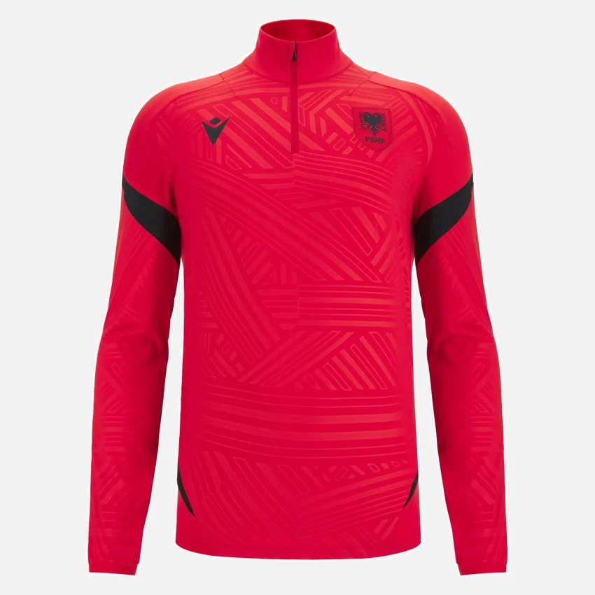 Albanien-Nationalmannschaft FSHF 2026/27 1/4-Zip-Oberteil für Erwachsene Albanien-Nationalmannschaft FSHF 2026/27 1/4-Zip-Oberteil für Erwachsene