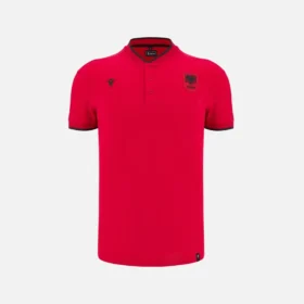 Albanien Nationalmannschaft FSHF 2026/27 Erwachsenen-Reise-Poloshirt in Rot Albanien Nationalmannschaft FSHF 2026/27 Erwachsenen-Reise-Poloshirt in Rot