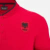 Albanien Nationalmannschaft FSHF 2026/27 Erwachsenen-Reise-Poloshirt in Rot Albanien Nationalmannschaft FSHF 2026/27 Erwachsenen-Reise-Poloshirt in Rot