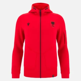Albanien Nationalmannschaft FSHF 2026/27 Hoodie mit durchgehendem Reißverschluss Albanien Nationalmannschaft FSHF 2026/27 Hoodie mit durchgehendem Reißverschluss