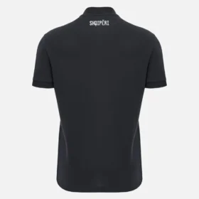 Albanien Nationalmannschaft FSHF 2026/27 Reise-Poloshirt für Erwachsene, schwarz Albanien Nationalmannschaft FSHF 2026/27 Reise-Poloshirt für Erwachsene, schwarz