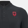 Albanien Nationalmannschaft FSHF 2026/27 Reise-Poloshirt für Erwachsene, schwarz Albanien Nationalmannschaft FSHF 2026/27 Reise-Poloshirt für Erwachsene, schwarz