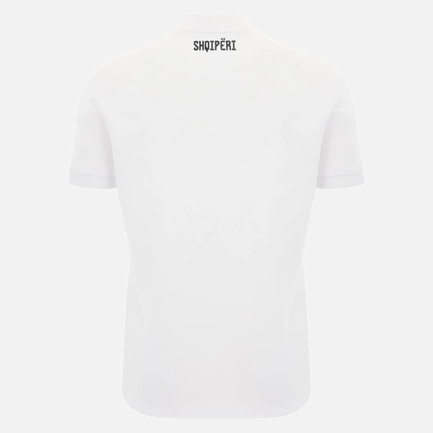 Albanien Nationalmannschaft FSHF 2026/27 Weißes Poloshirt für Erwachsene Albanien Nationalmannschaft FSHF 2026/27 Weißes Poloshirt für Erwachsene