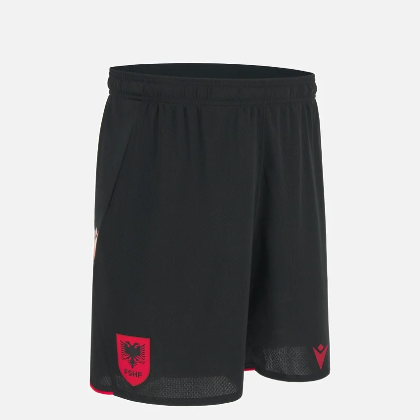 Albanische Nationalmannschaft FSHF 2026/27 Junior-Heimspiel-Shorts Albanische Nationalmannschaft FSHF 2026/27 Junior-Heimspiel-Shorts