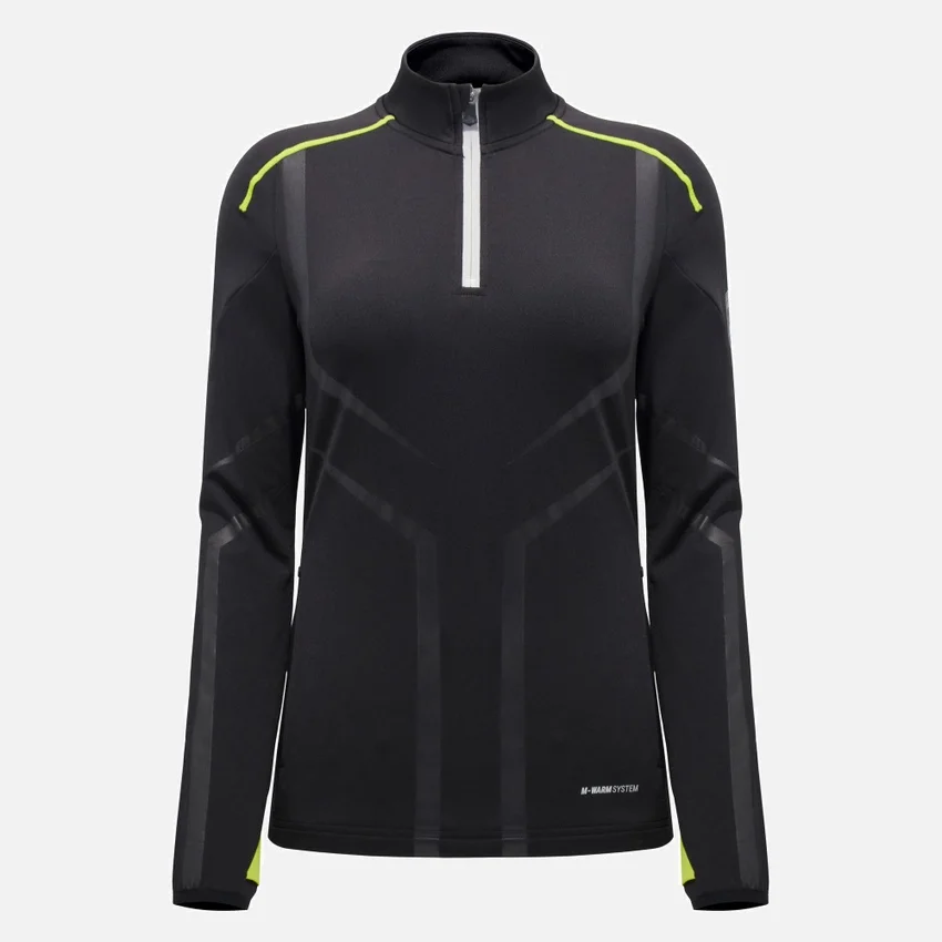 Automobili Lamborghini Damen-Sweatshirt mit 1/4-Reißverschluss Automobili Lamborghini Damen-Sweatshirt mit 1/4-Reißverschluss
