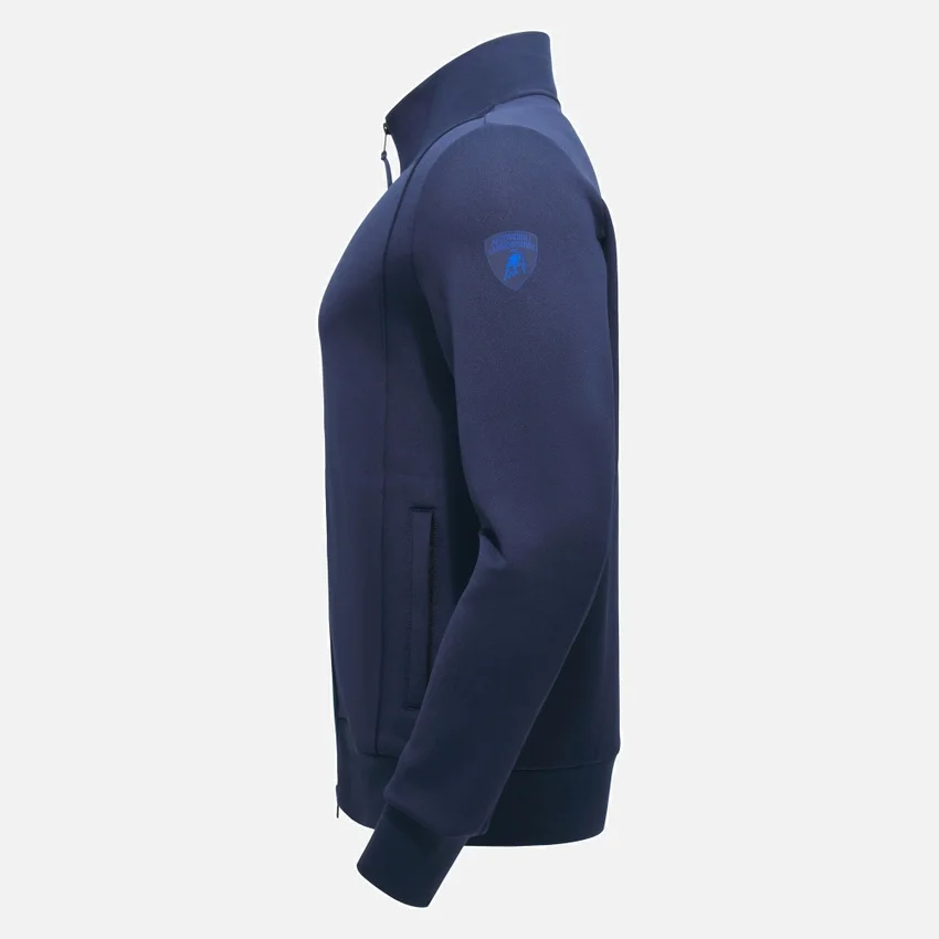 Automobili Lamborghini Herren-Sweatshirt mit durchgehendem Reißverschluss Automobili Lamborghini Herren-Sweatshirt mit durchgehendem Reißverschluss