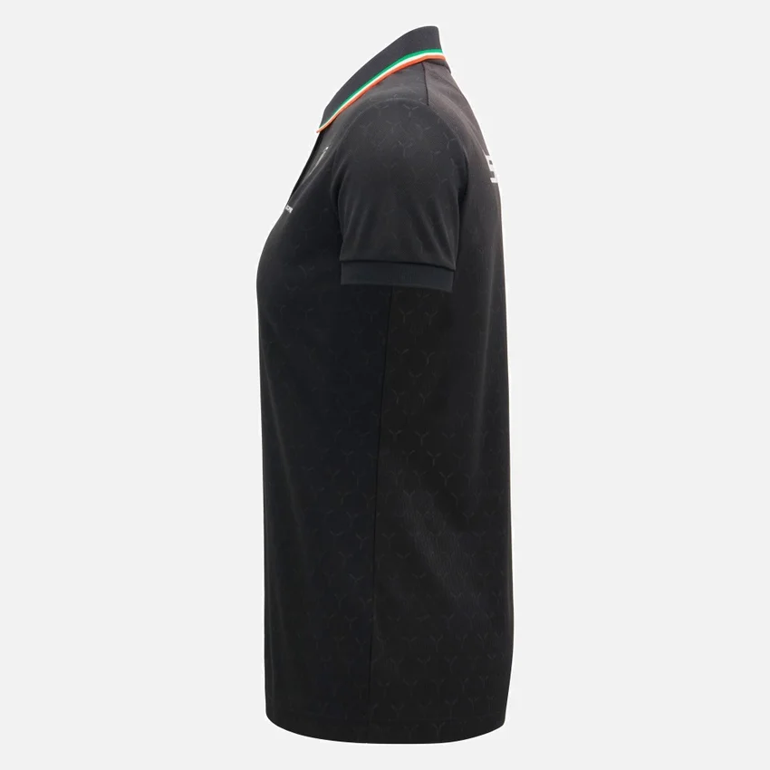 Automobili Lamborghini Squadra Corse Damen-Poloshirt in Schwarz Automobili Lamborghini Squadra Corse Damen-Poloshirt in Schwarz