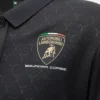Automobili Lamborghini Squadra Corse Damen-Poloshirt in Schwarz Automobili Lamborghini Squadra Corse Damen-Poloshirt in Schwarz