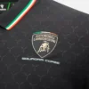 Automobili Lamborghini Squadra Corse Herren-Poloshirt in Schwarz Automobili Lamborghini Squadra Corse Herren-Poloshirt in Schwarz