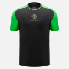 Automobili Lamborghini Squadra Corse Herren-Sport-T-Shirt in Schwarz