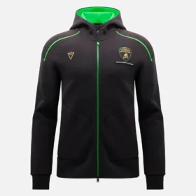 Automobili Lamborghini Squadra Corse Herren-Sweatshirt mit durchgehendem Reißverschluss Automobili Lamborghini Squadra Corse Herren-Sweatshirt mit durchgehendem Reißverschluss