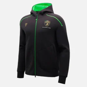 Automobili Lamborghini Squadra Corse Herren-Sweatshirt mit durchgehendem Reißverschluss Automobili Lamborghini Squadra Corse Herren-Sweatshirt mit durchgehendem Reißverschluss