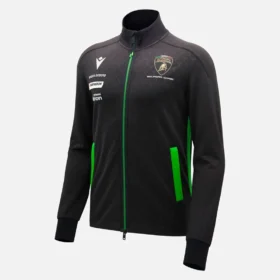 Automobili Lamborghini Squadra Corse Herren-Sweatshirt mit durchgehendem Reißverschluss Automobili Lamborghini Squadra Corse Herren-Sweatshirt mit durchgehendem Reißverschluss