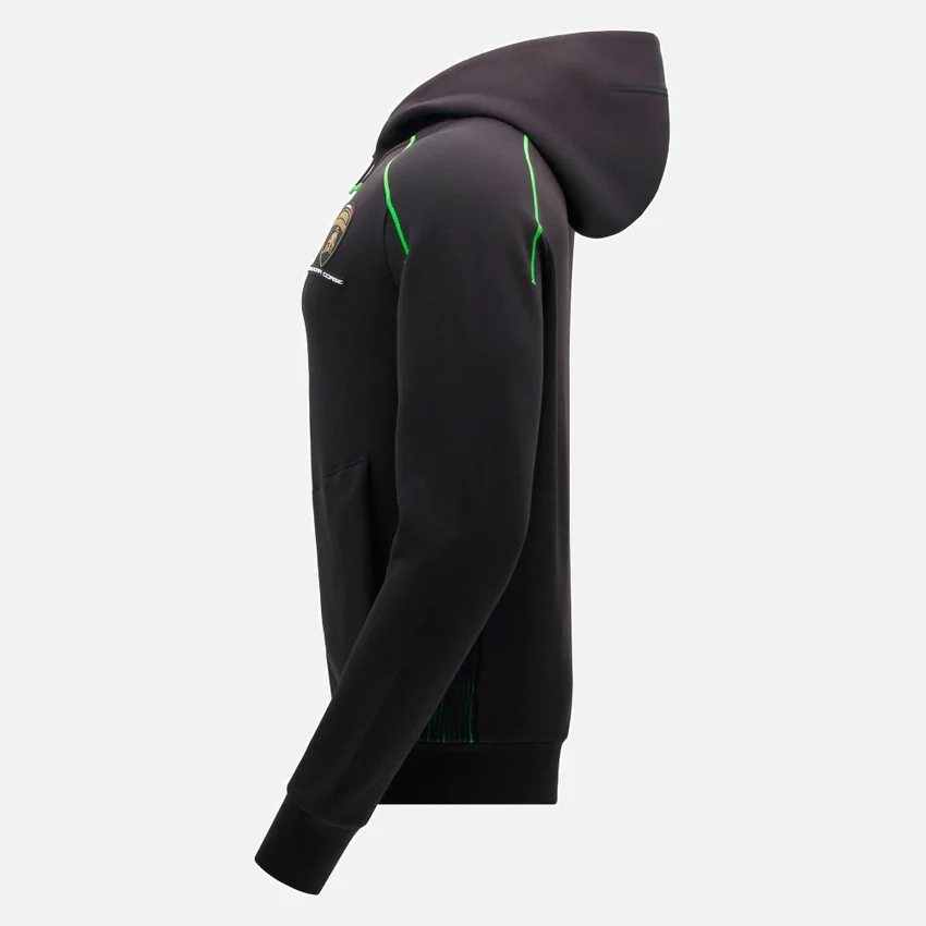 Automobili Lamborghini Squadra Corse Herren-Sweatshirt mit durchgehendem Reißverschluss Automobili Lamborghini Squadra Corse Herren-Sweatshirt mit durchgehendem Reißverschluss