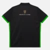 Automobili Lamborghini Squadra Corse Kinder-Poloshirt in Schwarz Automobili Lamborghini Squadra Corse Kinder-Poloshirt in Schwarz