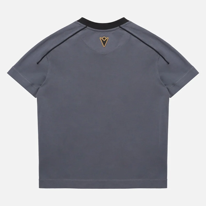 Automobili Lamborghini Squadra Corse Kinder-Sport-T-Shirt in Grau Automobili Lamborghini Squadra Corse Kinder-Sport-T-Shirt in Grau