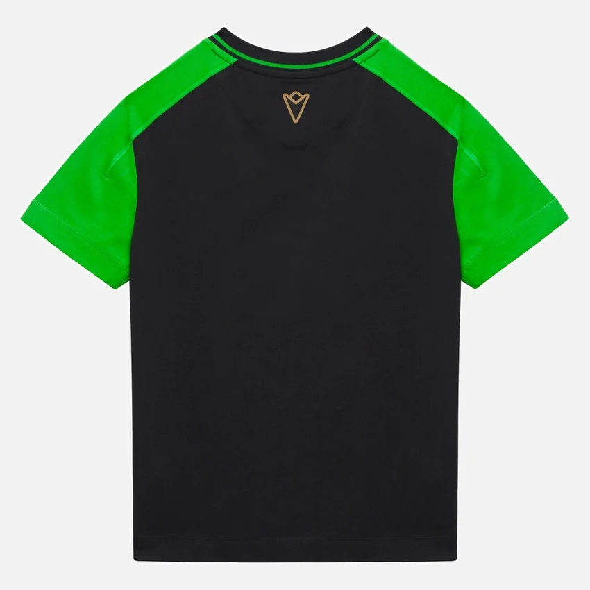 Automobili Lamborghini Squadra Corse Kinder-Sport-T-Shirts in Schwarz Automobili Lamborghini Squadra Corse Kinder-Sport-T-Shirts in Schwarz