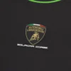 Automobili Lamborghini Squadra Corse Kinder-Sport-T-Shirts in Schwarz Automobili Lamborghini Squadra Corse Kinder-Sport-T-Shirts in Schwarz