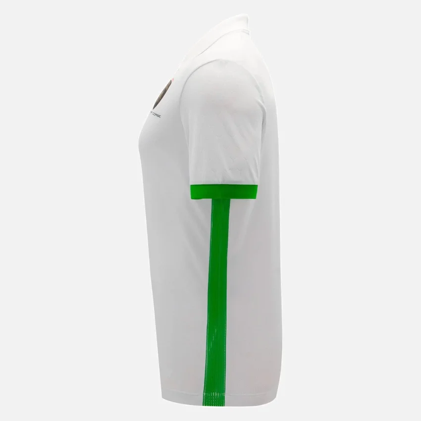 Automobili Lamborghini Squadra Corse Weißes Herren-Poloshirt Automobili Lamborghini Squadra Corse Weißes Herren-Poloshirt