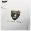 Automobili Lamborghini Squadra Corse Weißes Herren-Poloshirt Automobili Lamborghini Squadra Corse Weißes Herren-Poloshirt