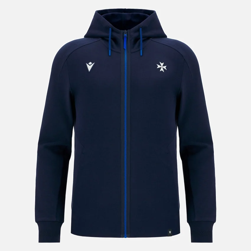 Auxerre 2025/26 Athleisure-Reiseoberteil für Erwachsene mit durchgehendem Reißverschluss Auxerre 2025/26 Athleisure-Reiseoberteil für Erwachsene mit durchgehendem Reißverschluss