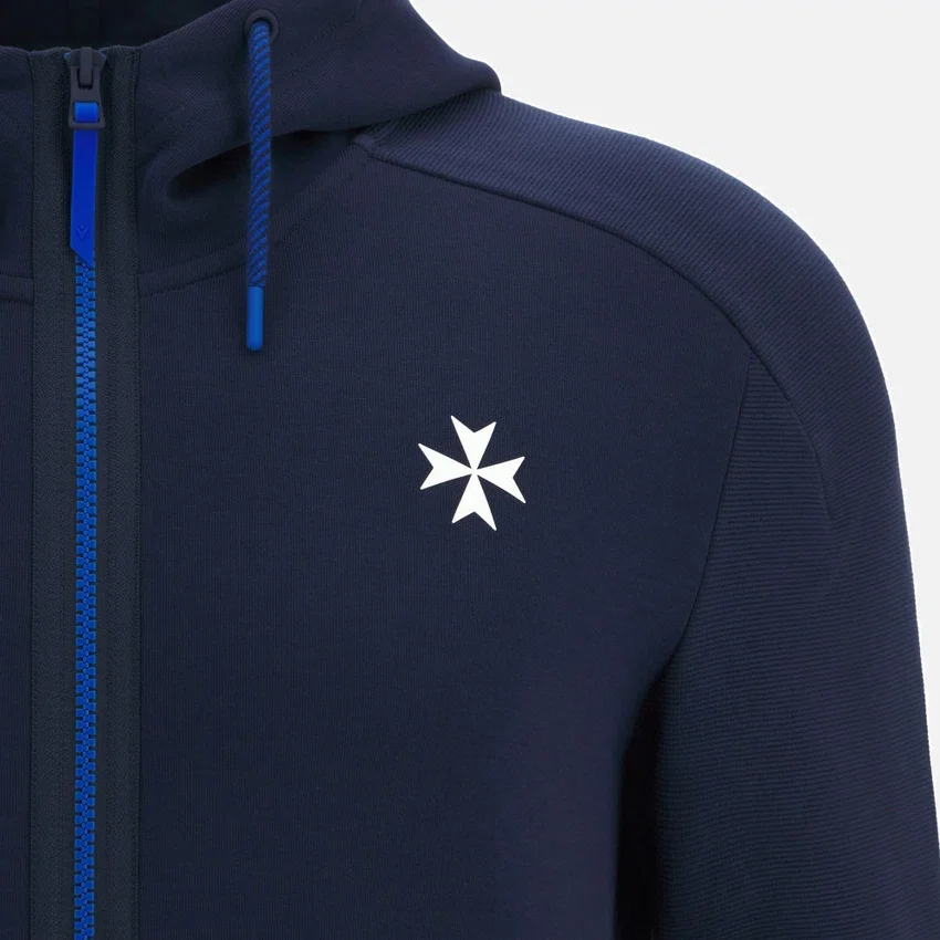 Auxerre 2025/26 Athleisure-Reiseoberteil für Erwachsene mit durchgehendem Reißverschluss Auxerre 2025/26 Athleisure-Reiseoberteil für Erwachsene mit durchgehendem Reißverschluss