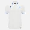 Auxerre 2025/26 Athleisure Weißes Reise-Poloshirt für Erwachsene Auxerre 2025/26 Athleisure Weißes Reise-Poloshirt für Erwachsene