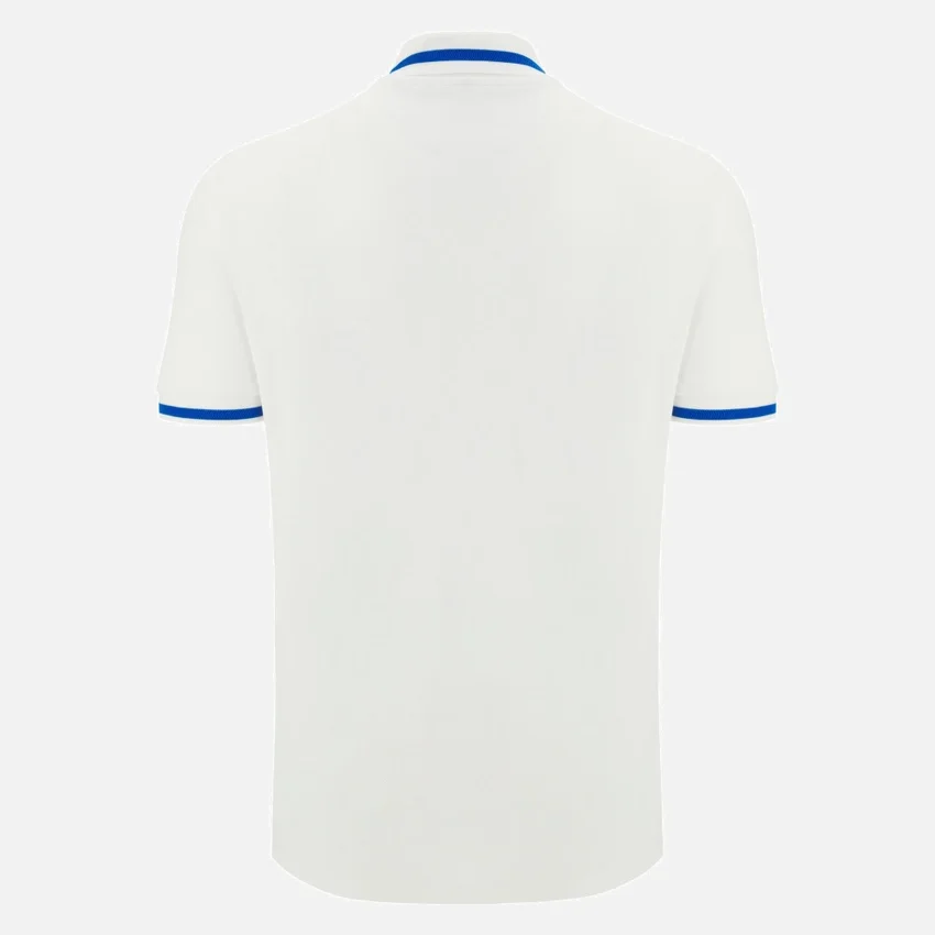 Auxerre 2025/26 Athleisure Weißes Reise-Poloshirt für Erwachsene Auxerre 2025/26 Athleisure Weißes Reise-Poloshirt für Erwachsene