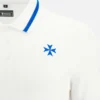 Auxerre 2025/26 Athleisure Weißes Reise-Poloshirt für Erwachsene Auxerre 2025/26 Athleisure Weißes Reise-Poloshirt für Erwachsene
