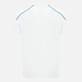 Auxerre 2025/26 Athleisure Weißes Reise-T-Shirt für Erwachsene
