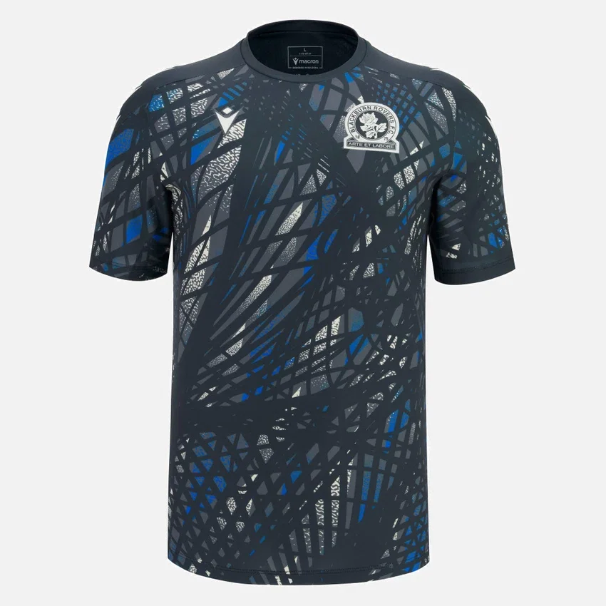 Blackburn Rovers FC 2025/26 Warm-up-Hemd für Erwachsene Blackburn Rovers FC 2025/26 Warm-up-Hemd für Erwachsene