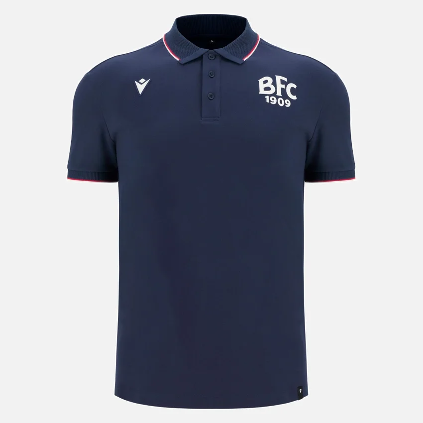 Bologna FC 1909 2025/26 Reise-Poloshirt für Erwachsene im Athleisure-Stil Bologna FC 1909 2025/26 Reise-Poloshirt für Erwachsene im Athleisure-Stil