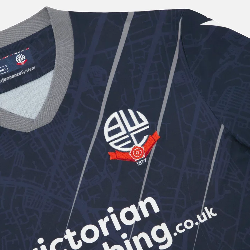 Bolton Wanderers FC 2025/26 Auswärtstrikot für Erwachsene Bolton Wanderers FC 2025/26 Auswärtstrikot für Erwachsene