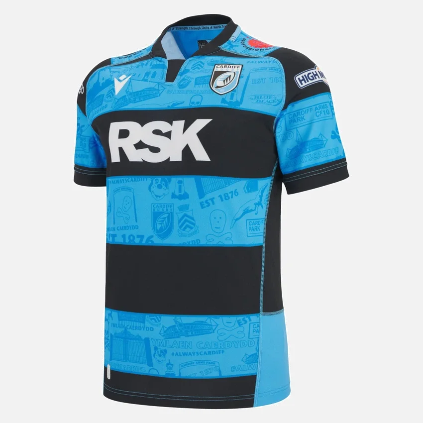 Cardiff Rugby 2025/26 Heim-Replica-Hemd Cardiff Rugby 2025/26 Heim-Replica-Hemd