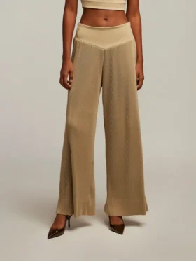 Chirsten Wide Plissee-Hose