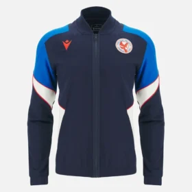 Crystal Palace 2025/26 Vintage-Oberteil mit durchgehendem Reißverschluss für Erwachsene