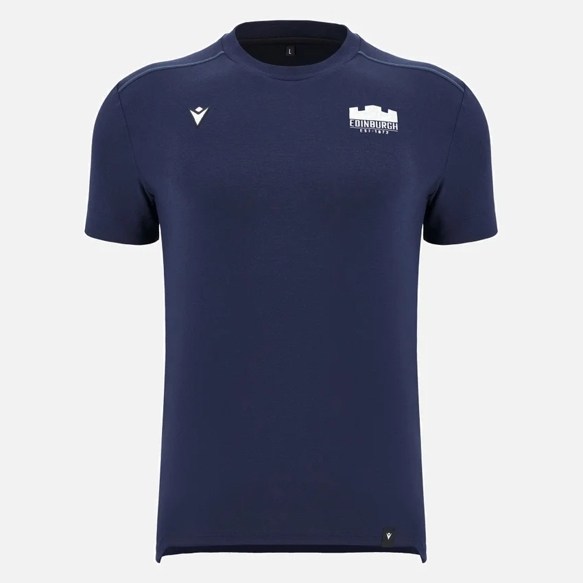 Edinburgh Rugby 2025/26 Navy Baumwoll-T-Shirt Edinburgh Rugby 2025/26 Navy Baumwoll-T-Shirt
