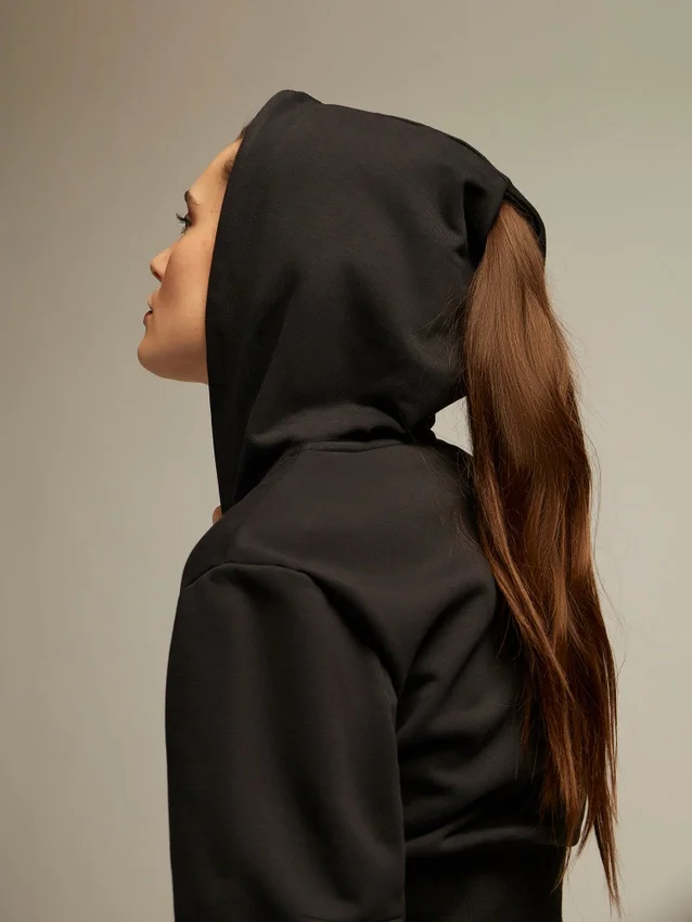 Elo 02 Hoodie aus Baumwolle mit durchgehendem Reißverschluss Elo 02 Hoodie aus Baumwolle mit durchgehendem Reißverschluss