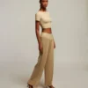 Emily Lycra-Cropped-Top-Oberteil Emily Lycra-Cropped-Top-Oberteil