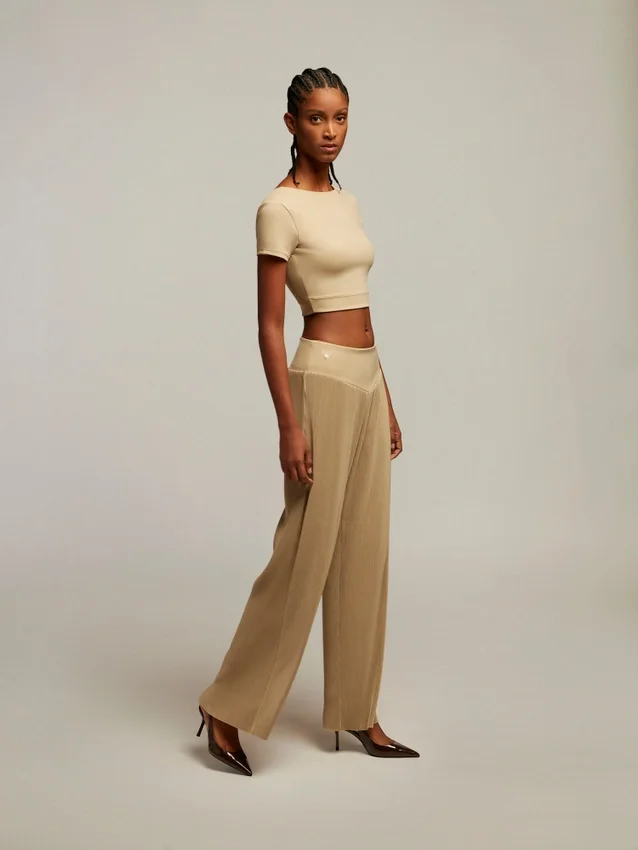 Emily Lycra-Cropped-Top-Oberteil Emily Lycra-Cropped-Top-Oberteil