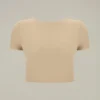 Emily Lycra-Cropped-Top-Oberteil Emily Lycra-Cropped-Top-Oberteil