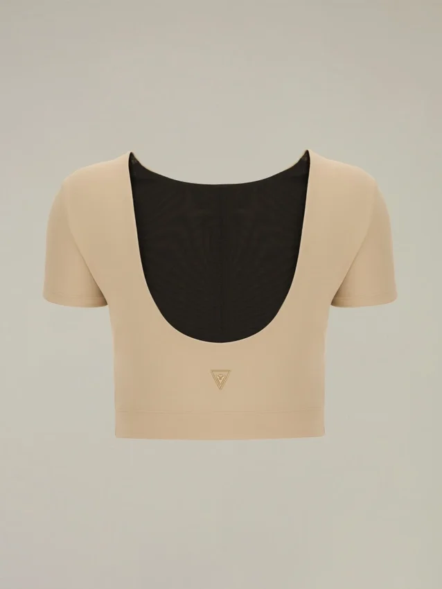 Emily Lycra-Cropped-Top-Oberteil Emily Lycra-Cropped-Top-Oberteil
