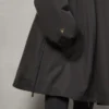Essy Gesteppte lange Regenjacke
