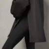 Essy Gesteppte lange Regenjacke