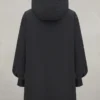 Essy Gesteppte lange Regenjacke
