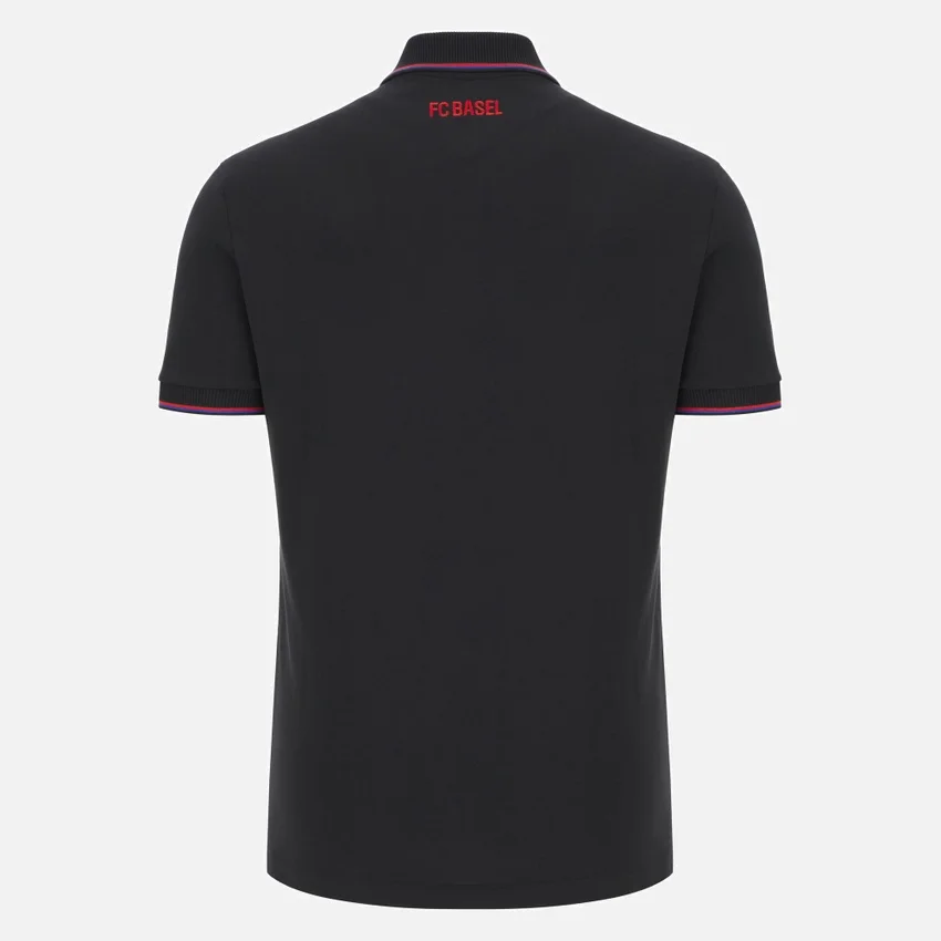 FC Basel 2025/26 Athleisure Baumwoll-Poloshirt für Erwachsene FC Basel 2025/26 Athleisure Baumwoll-Poloshirt für Erwachsene