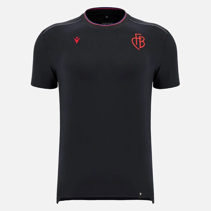 FC Basel 2025/26 Athleisure Baumwoll-T-Shirt für Erwachsene FC Basel 2025/26 Athleisure Baumwoll-T-Shirt für Erwachsene