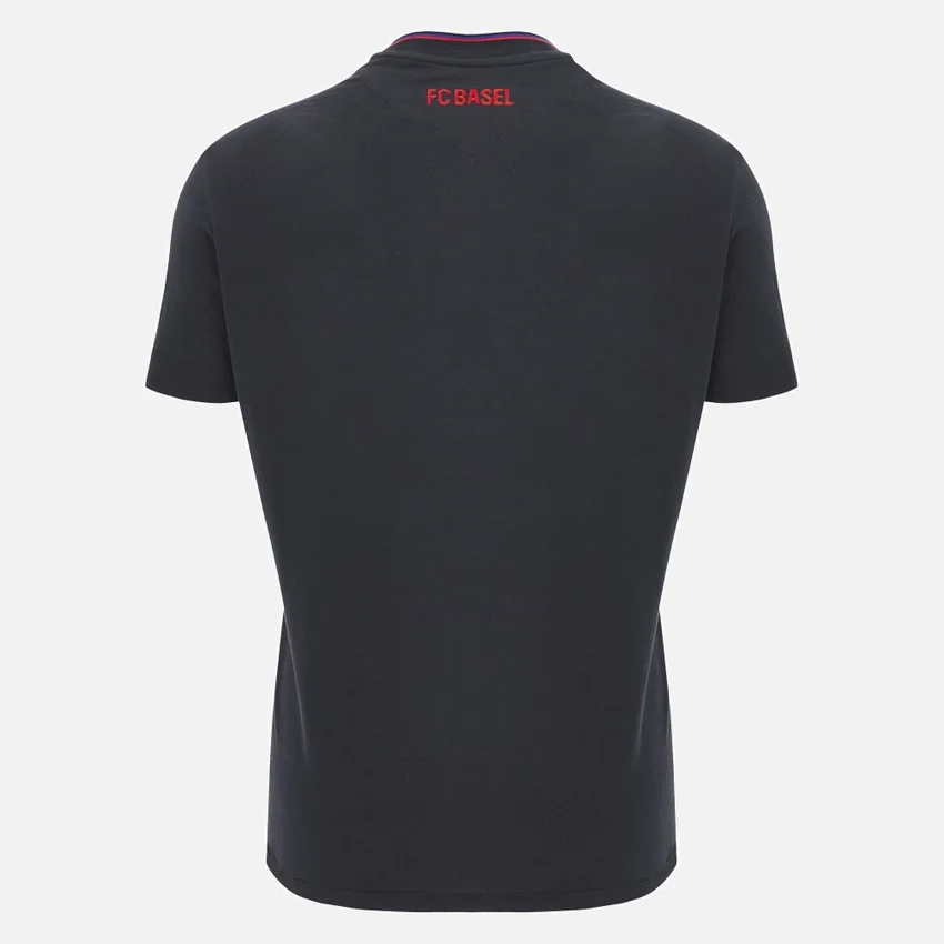 FC Basel 2025/26 Athleisure Baumwoll-T-Shirt für Erwachsene FC Basel 2025/26 Athleisure Baumwoll-T-Shirt für Erwachsene