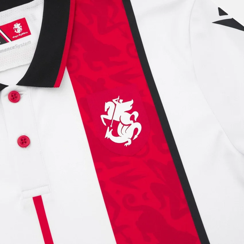 Georgischer Fußballverband 2025/26 Heim-Trikot für Erwachsene Georgischer Fußballverband 2025/26 Heim-Trikot für Erwachsene